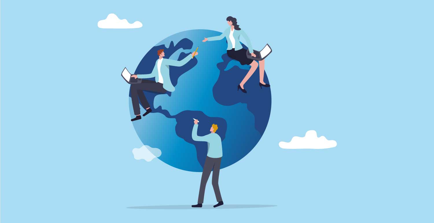 拠点・グローバル対応のイメージ