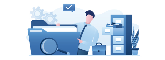 書類検索のイメージ画像