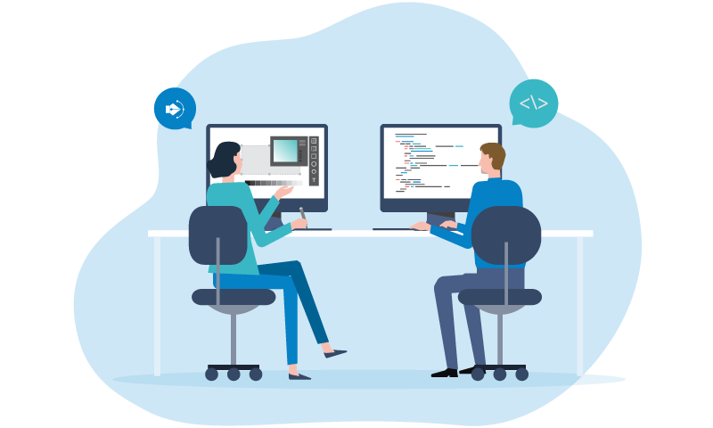 公文書管理のイメージイラスト