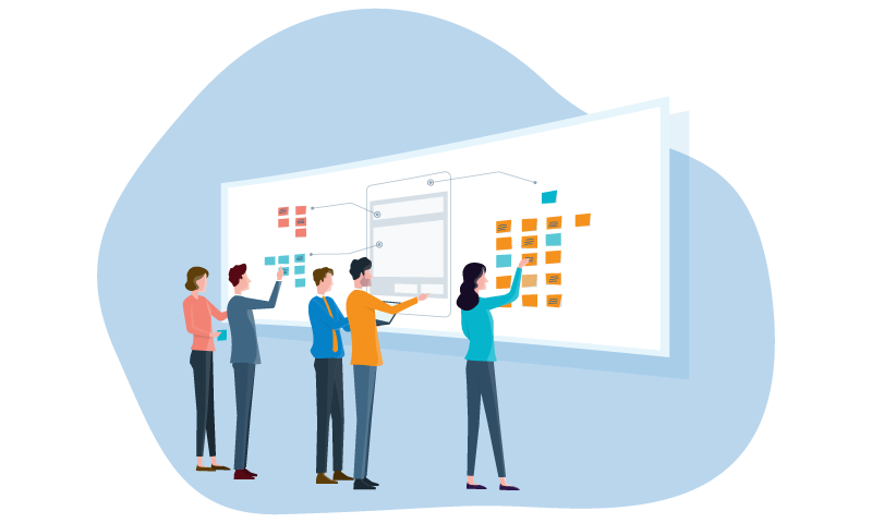 公文書管理のイメージイラスト